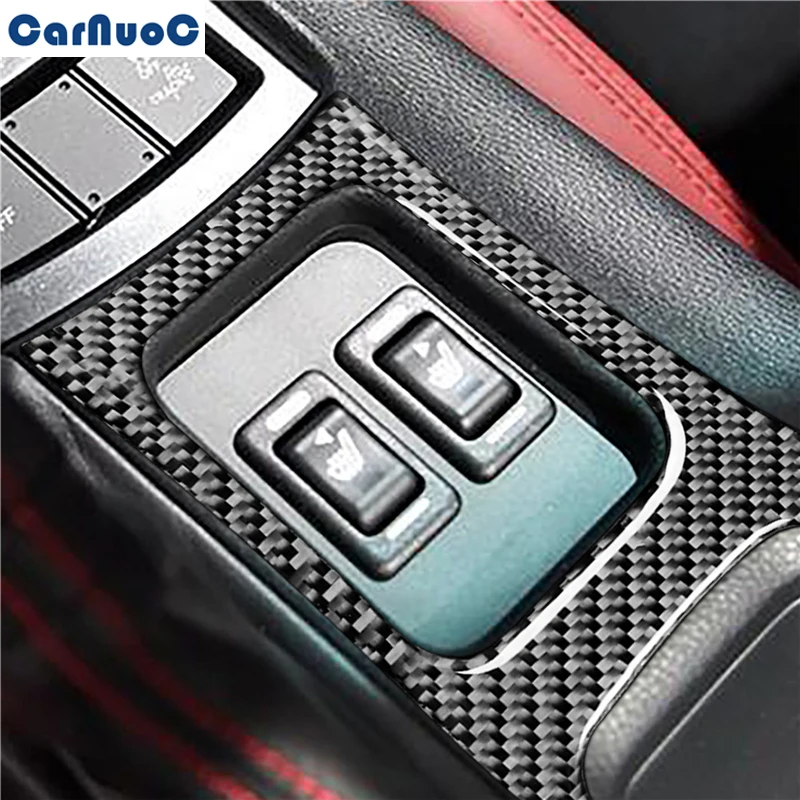 

For Subaru BRZ Toyota 86 2017-2019 Car Centre Armrest Panel Trim Decal Cover Carbon Fiber Sticker Styling Accessories