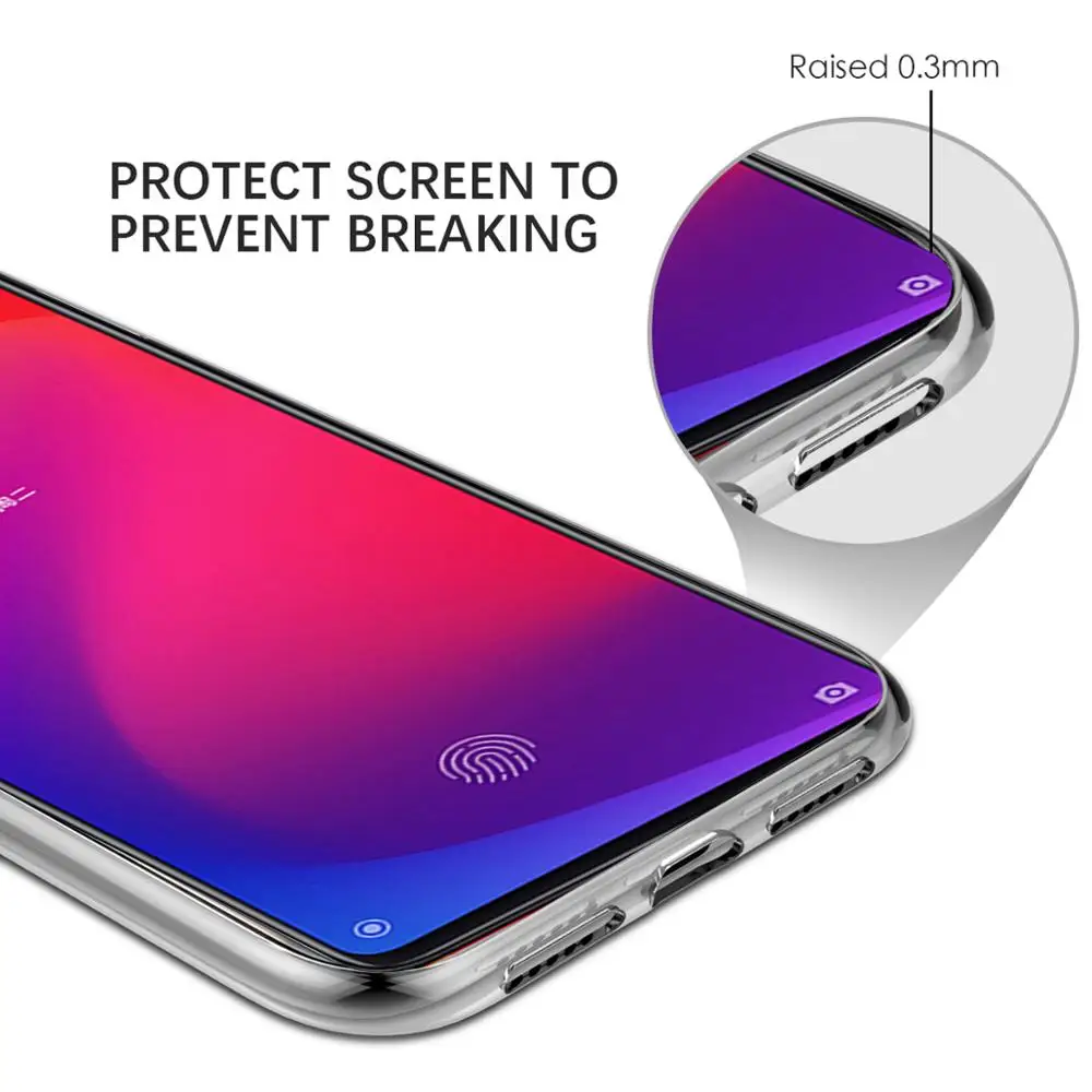Чехол для Xiaomi Pocophone F1 Poco силиконовый мягкий ударопрочный прозрачный чехол из ТПУ
