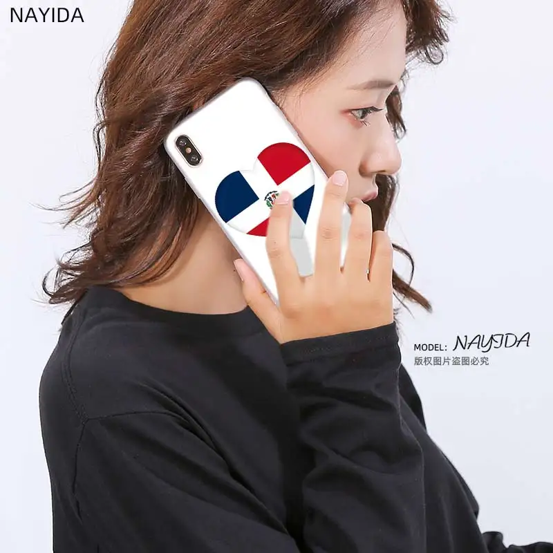 Мягкий чехол TPU для Samsung Galaxy S21 S11 S20 S10 S9 S8 Plus S22 S10lite E Ultra с флагом Доминиканской Республики.