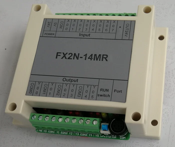 Промышленный контроллер PLC релейный программируемый однокристальный