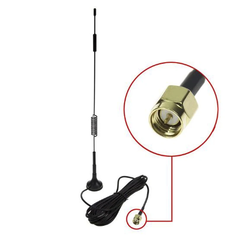7dBi Dual Band 2 4 ГГц 5 8 Wi-Fi Беспроводной антенна RP-SMA мужской Магнитное основание |