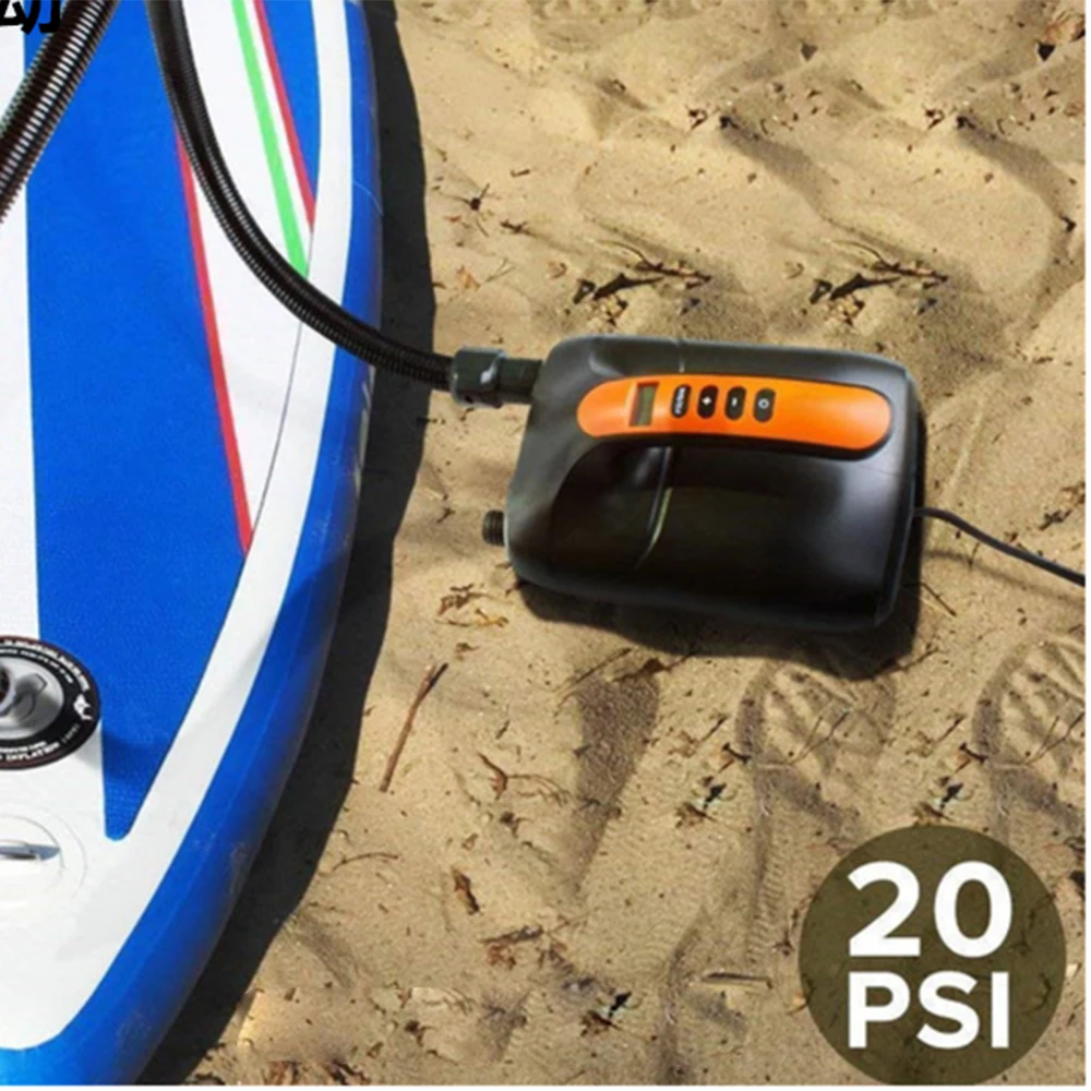 

Electric Air Pump Portable 20PSI High Pressure Paddle Board Pump for Inflatables Boats Tent Stand up Paddle Boards