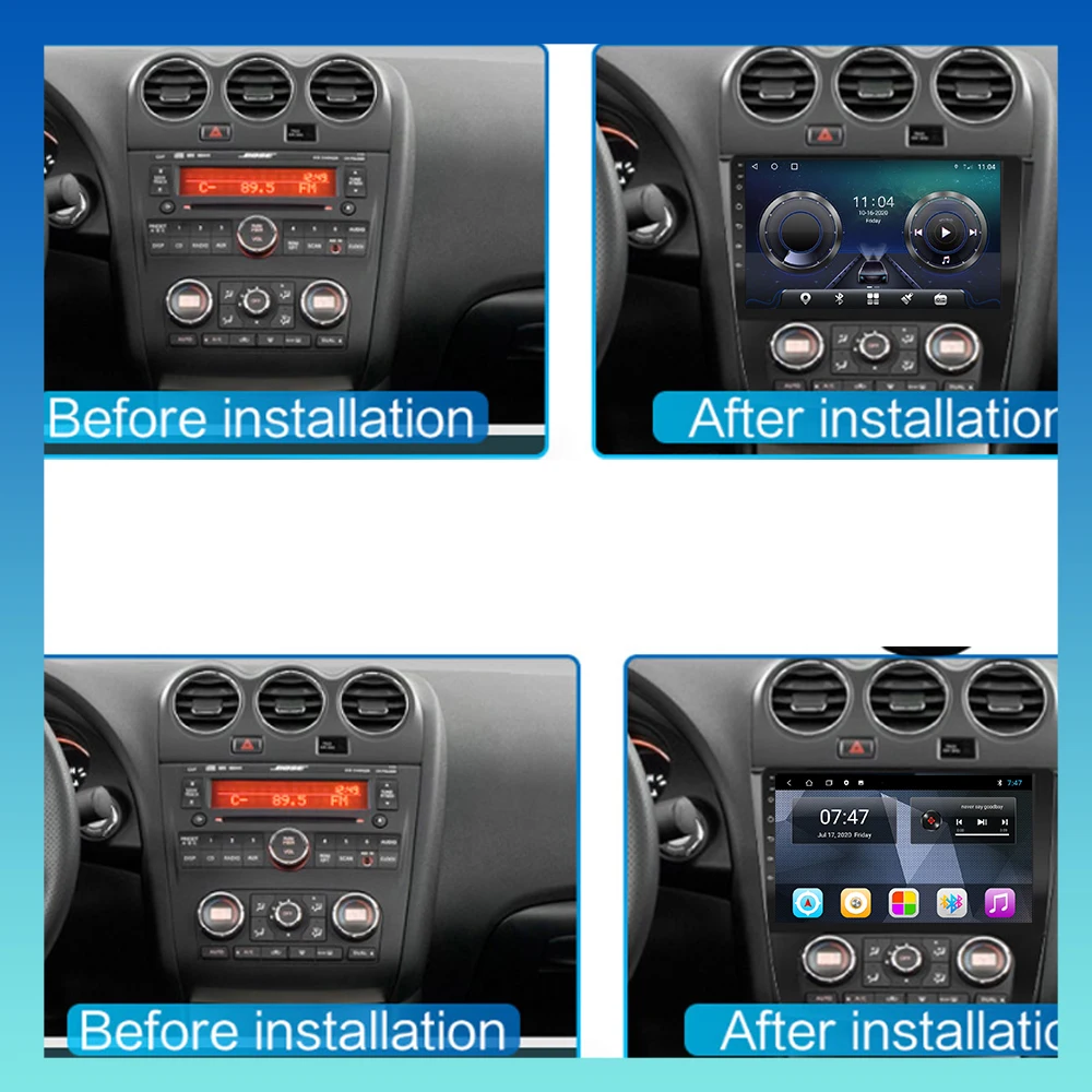 

Android 10.0 Car 2 Din Radio For Nissan Altima 2008 2009 2010 2011 2012 Car Multimedia Player DSP Carplay GPS Navigation WIFI 4G