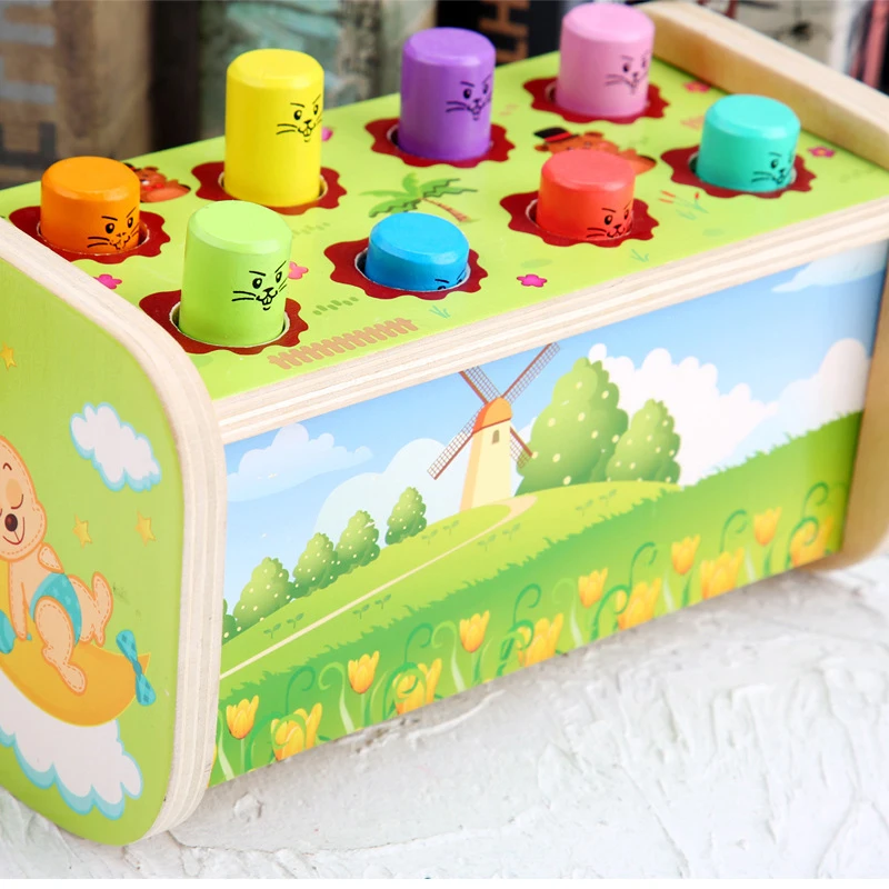 Скамейка для младенцев деревянная детская Дошкольная игрушка