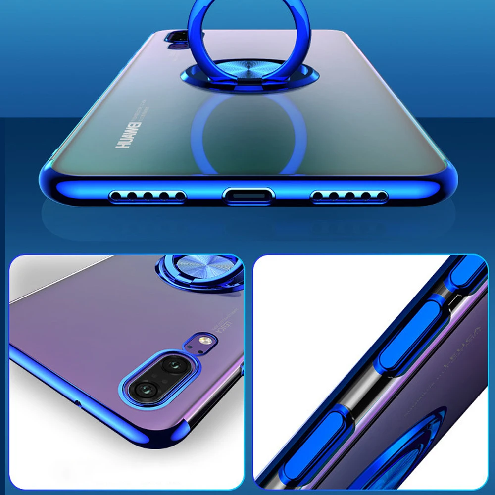 ANKNDO подставка с магнитным кольцом чехол для телефона huawei P20 P30 mate 20 петлей на палец