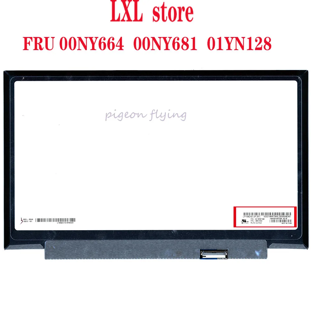Новый LXL для thinkpad x1carbon5 6 7 th Gen (20HR 20HQ 20K3 20K4 20KH 20kg) ЖК экран 14 0 &quotWQHD 40pin FRU00NY664 00NY681