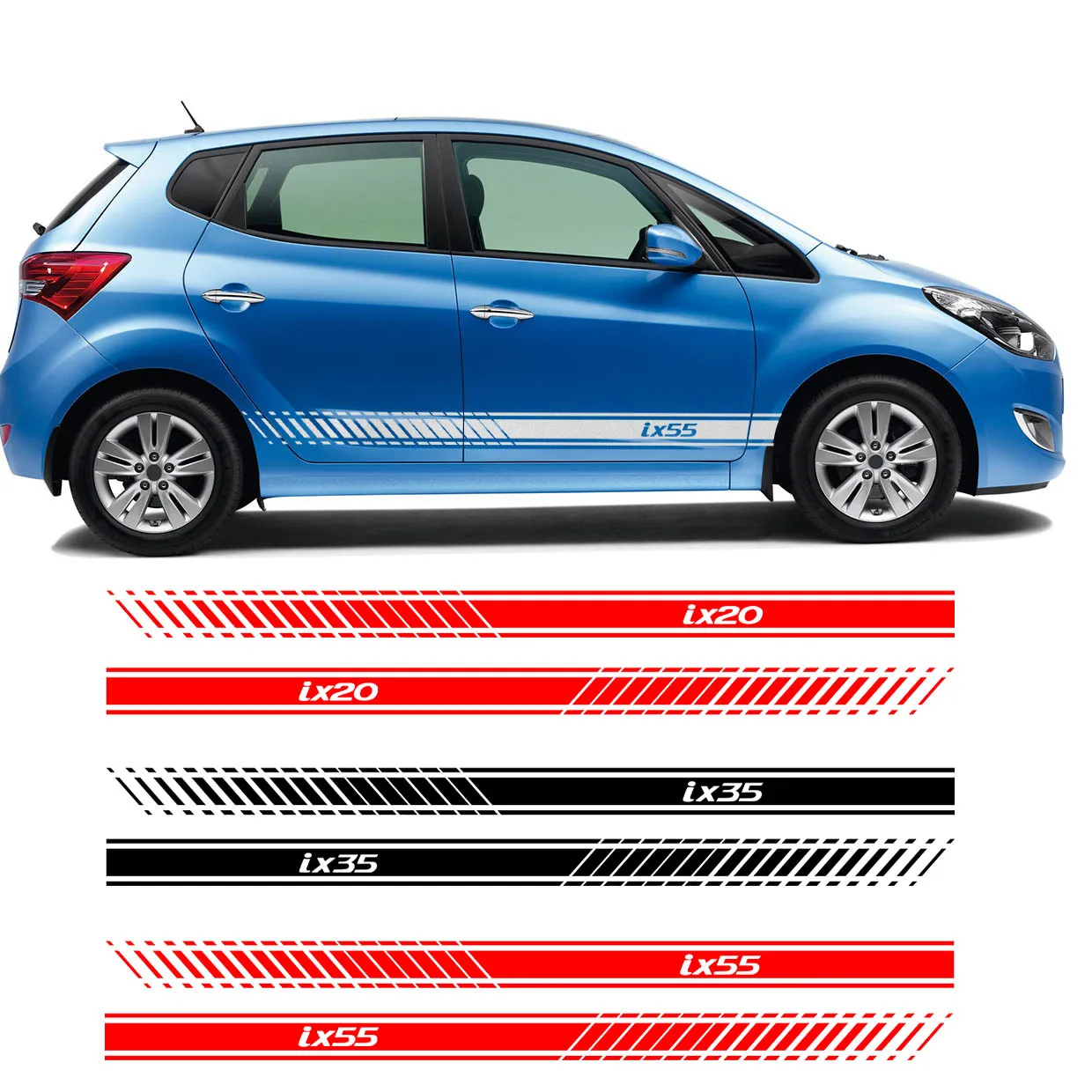 2 шт. наклейки на автомобильные двери для Hyundai ix20 ix35 ix55 | Автомобили и мотоциклы
