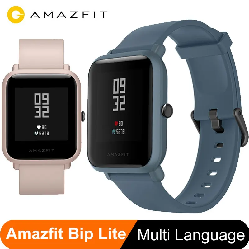 AMAZFIT BIP LITE глобальная Версия смарт-часов Huami 45 дней автономной работы