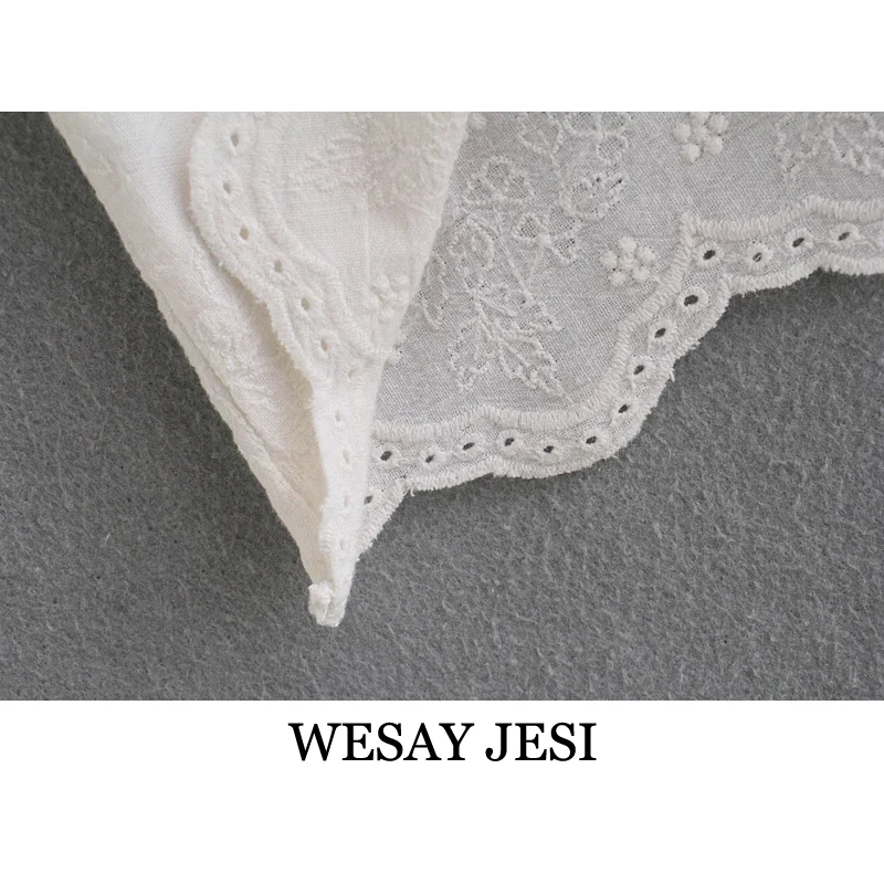 

Wesay Jesi 2021 Spring New Ladies Casual Long-Sleeved V-Neck Shirt With Two Buttons Loose Fashion Sweet Fresh Daily Chic Top