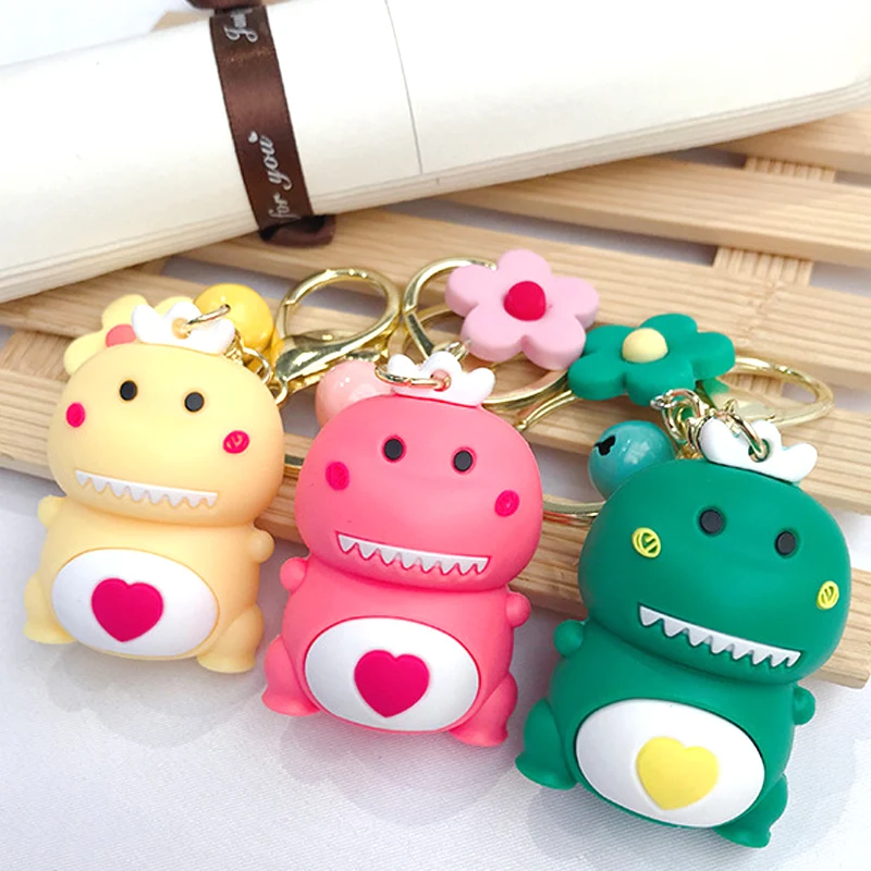 Креативный большой рот брелок для ключей динозавры тренд Мультфильм школьная