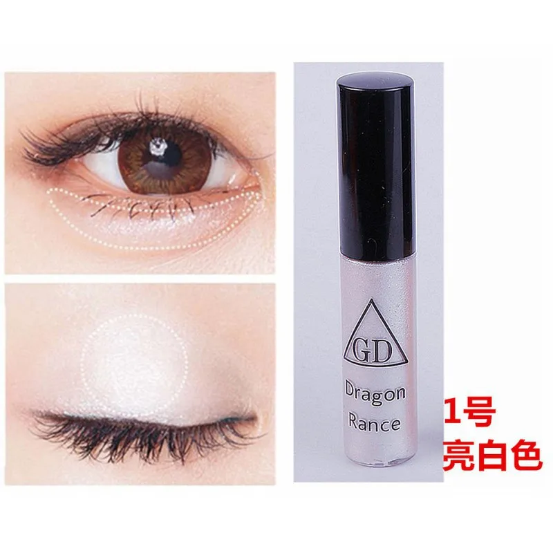 Подводка для глаз высокий светильник сок шелкопряда яркая жидкая Золотой
