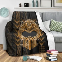 hawaii 3d printed blanket fashion premium polynesian pattern winter arctic velvet beddingsofa for adultchild dropshipping