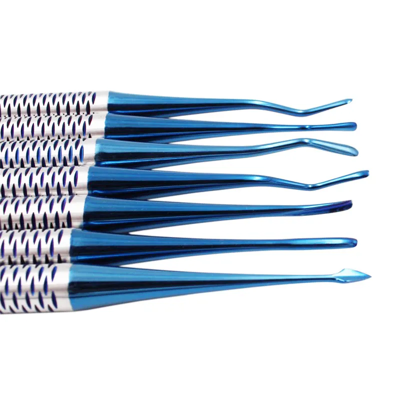 7 шт./компл. зубной извлечения набор инструментов Титан сплав имплантанта