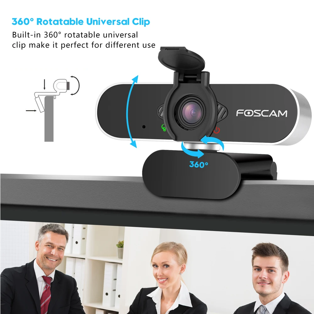 USB-веб-камера Foscam W21 1080P со встроенным микрофоном | Безопасность и защита