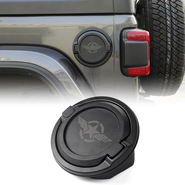 D SHINEKA крышки бака для Jeep Wrangler JL Unlimited 2 4 двери бензобака крышка топливного бака крышка двери для Wrangler JL - Цвет: D