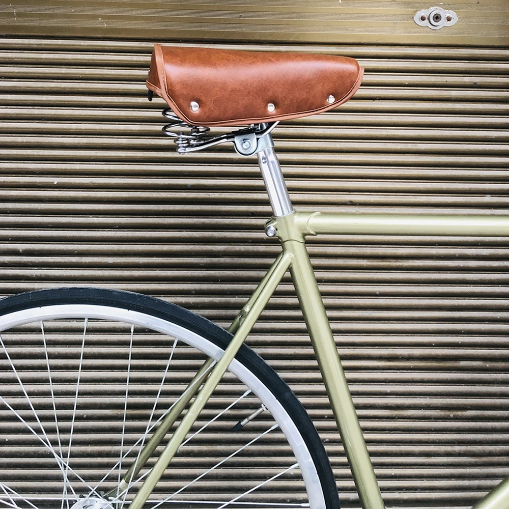 Шоссейный велосипед в стиле ретро Золотая рама 700C фиксированная передача