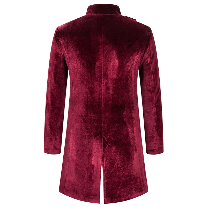 Мужской винтажный Готический Тренч длинный в стиле стимпанк одежда для осени 2019 |