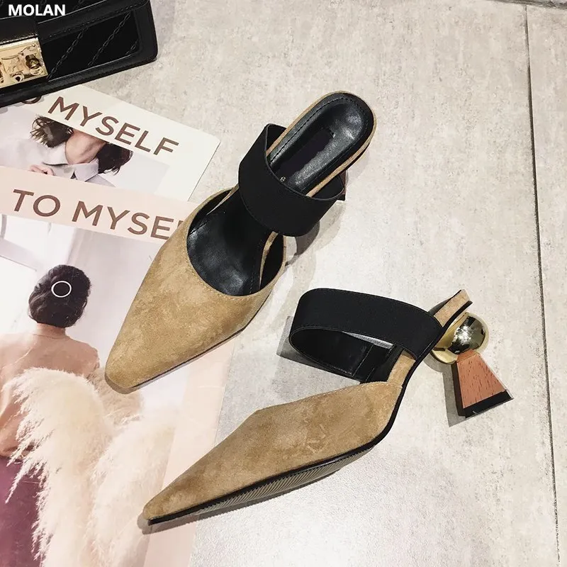 Бренд molan дизайнерская обувь коллекция 2020 года сезон весна пикантные черные