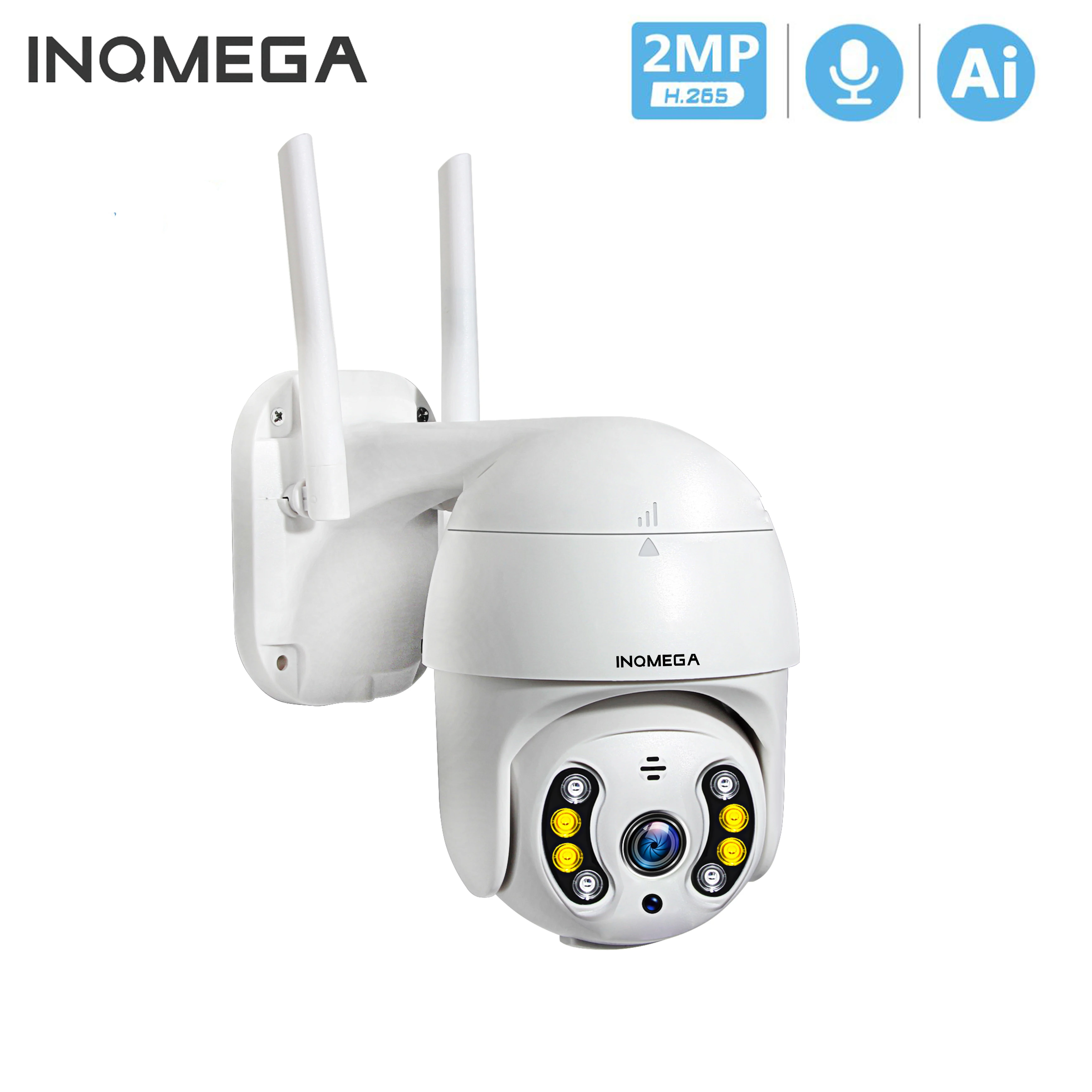 INQMEGA Cloud 1080P наружная PTZ IP камера WIFI скоростная купольная с функцией