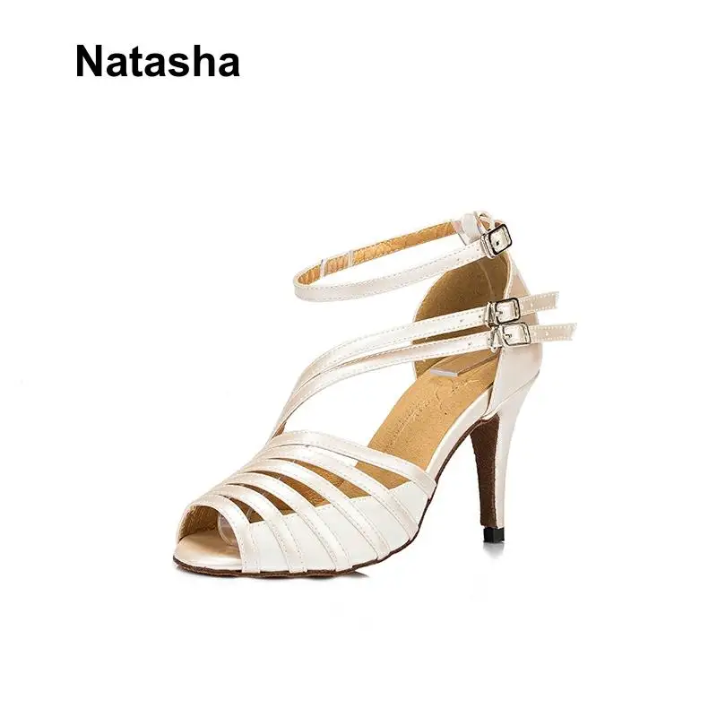 Новинка обувь для латинских танцев взрослых цвет черный серебристый и