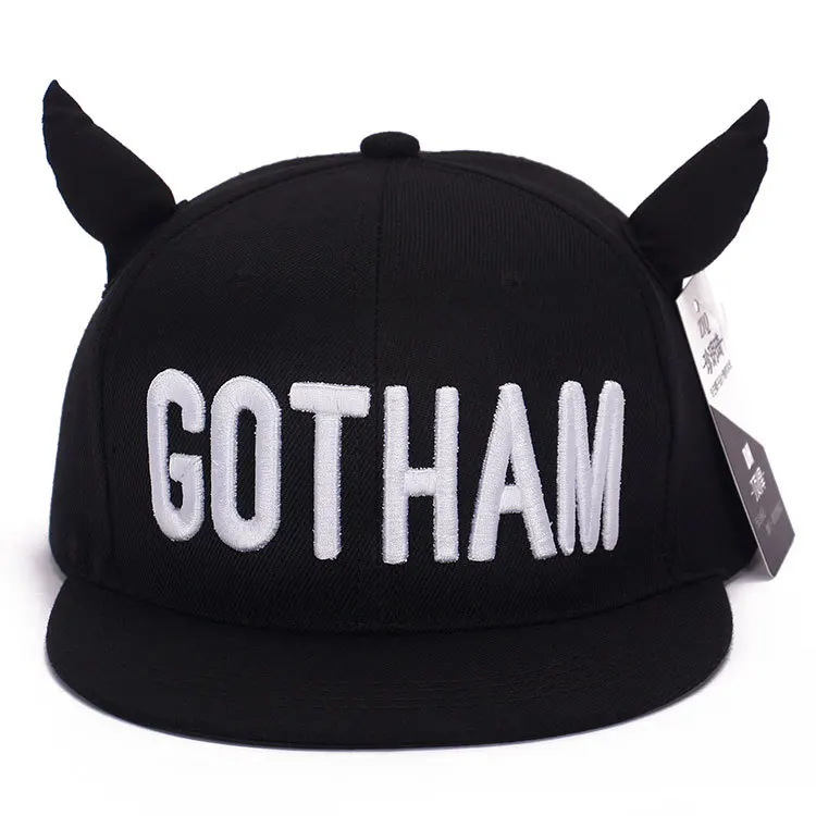 Осень новинка 2019 Snapback хип хоп шляпа GOTHAM вышивка Рог бейсбольная кепка для мужчин