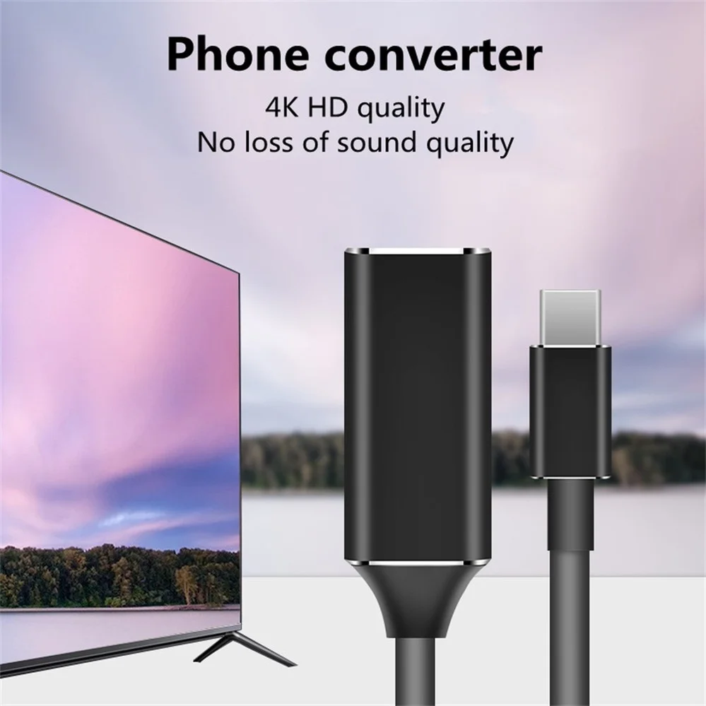 Адаптер PzzPss USB C-HDMI 4K 30 Гц кабель Type C HDMI для MacBook Samsung Galaxy S10 Huawei Mate P20 Pro адаптер |