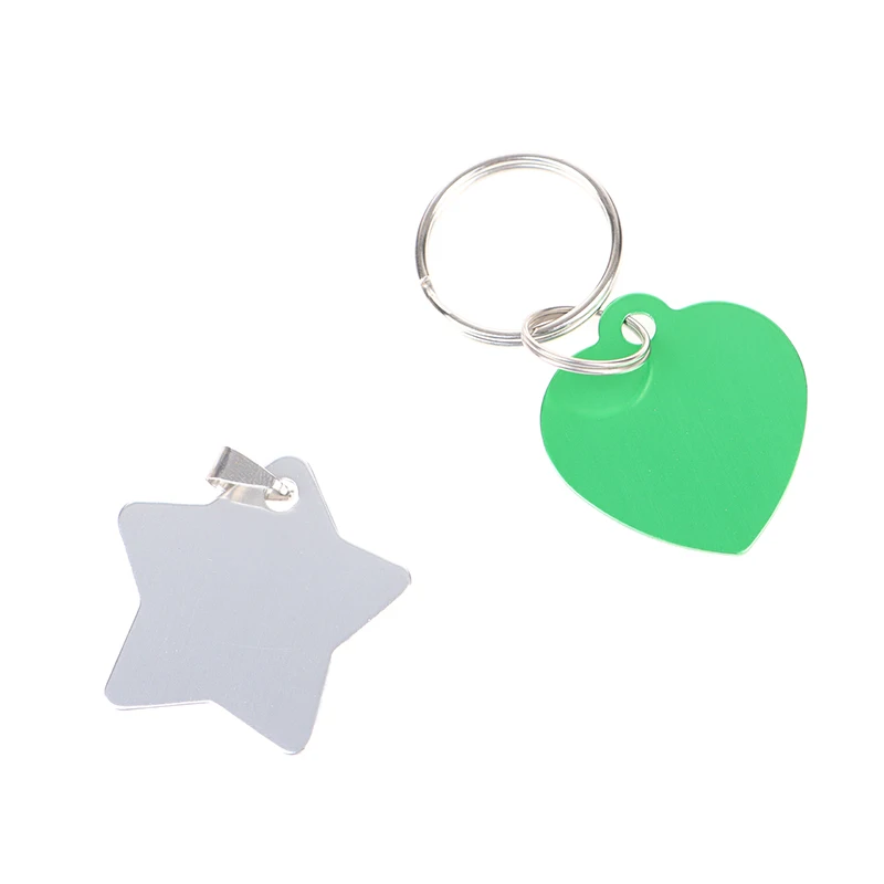 10/100 шт цепочки для ключей бирки кольца с белым покрытием Сталь круглый