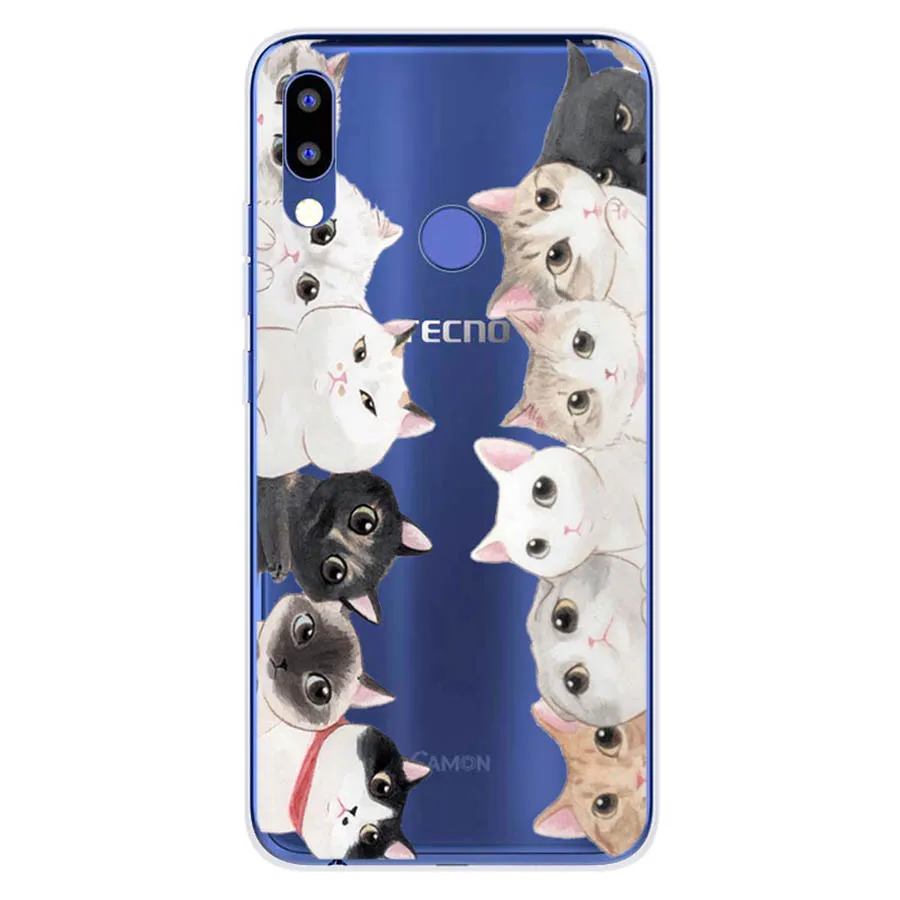Case 821 Мягкий силиконовый чехол из ТПУ для Tecno Camon 11 Camon11 PRO Чехол с принтом задняя крышка для Tecno Camon 11 Pro мультяшная узорная оболочка - Цвет: Case 821