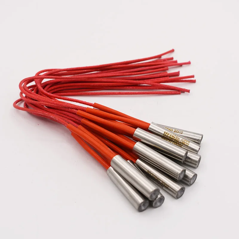 

Stainless Steel 9x100mm Cartridge Heater 9mm Tube Diameter 24V/36V/110V/220V/380V 150W/220W Single End Electric Heater Element