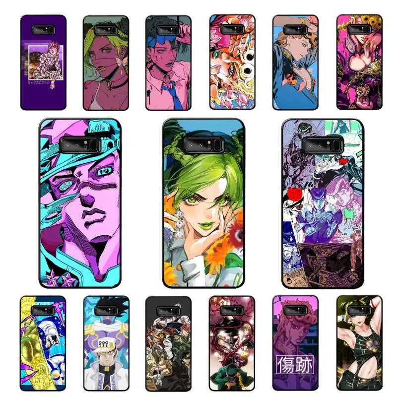 

MaiYaCa JoJo Bizarre Adventur Anime Phone Case for Samsung Note 5 7 8 9 10 20 pro plus lite ultra A21 12 02