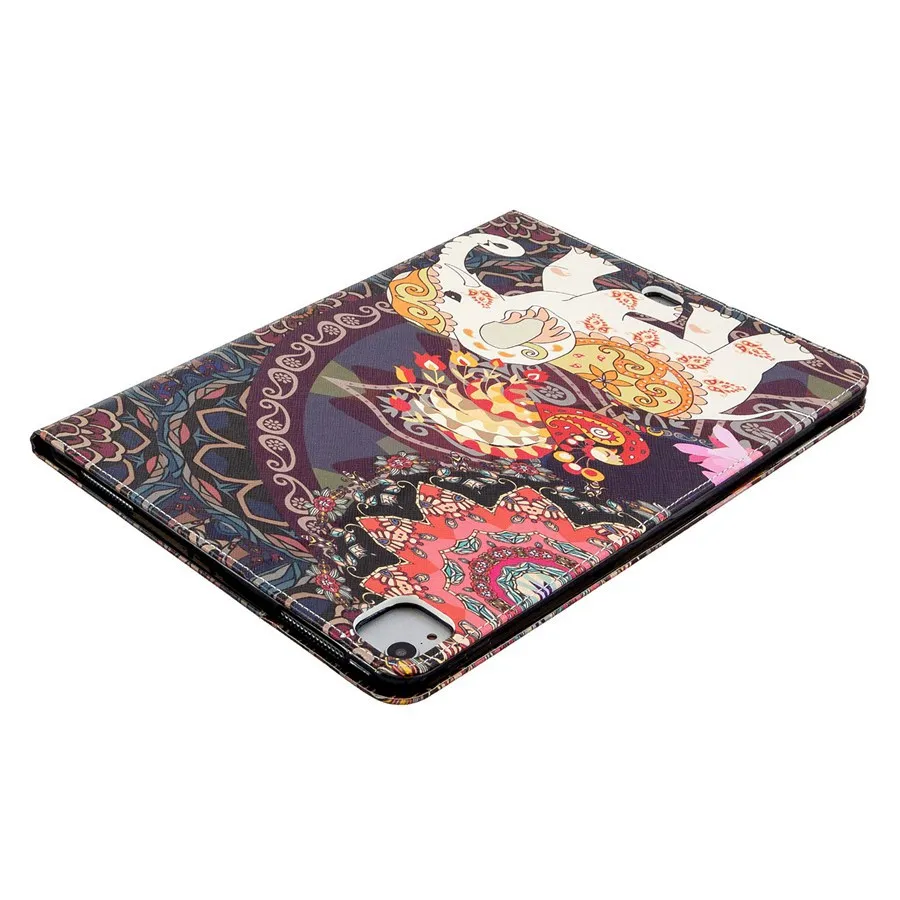 For Apple iPad Pro 11 (2020) Flip Cover for (11-inch 2nd generation) Fashion Cartoon Painted Leather Case + film Pen | Компьютеры и