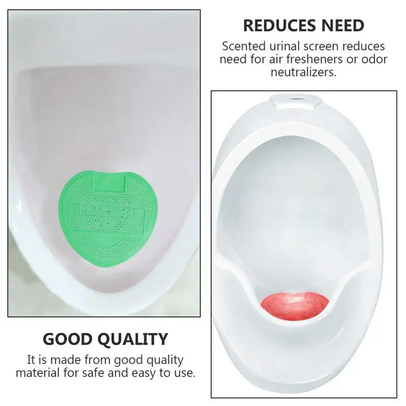 

10Pcs Urinal Screens Urinal Deodorization Strainers for Toilet Bathroom