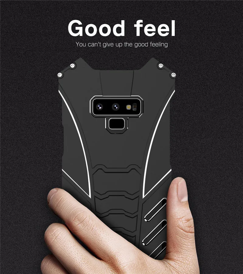 Batman Shockproof Aluminum Case For Samsung Galaxy Note 9 10 8 FE S10 Plus S10E Cover Metal Bumper Frame Case Cover Shell Fundas