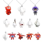 Подвеска бэймакс с персонажами больших героев Диснея ожерелья из эпоксидной смолы длинные цепочки ожерелья для декоративного дизайна подарки Ювелирные изделия FWN29