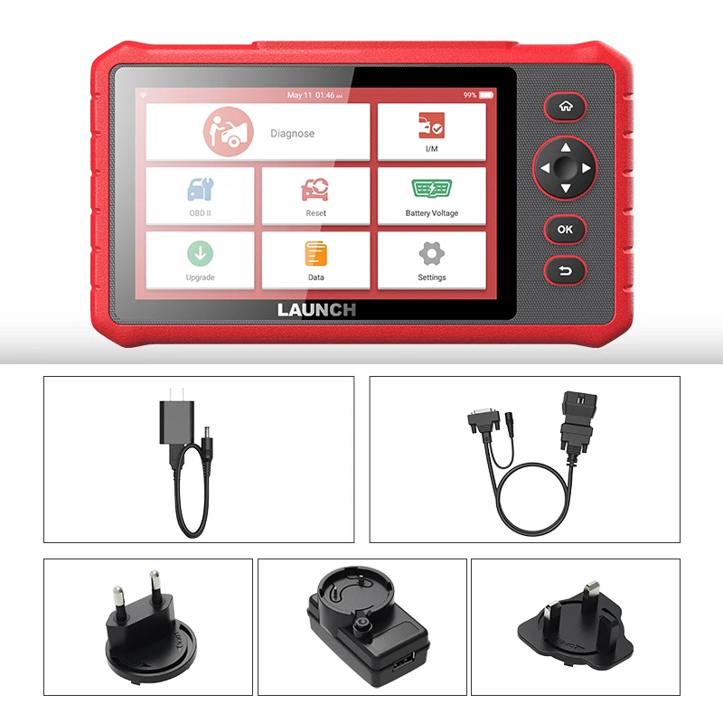 LAUNCH X431 CRP909X OBD2 сканер полная система OBD диагностический инструмент автомобильное