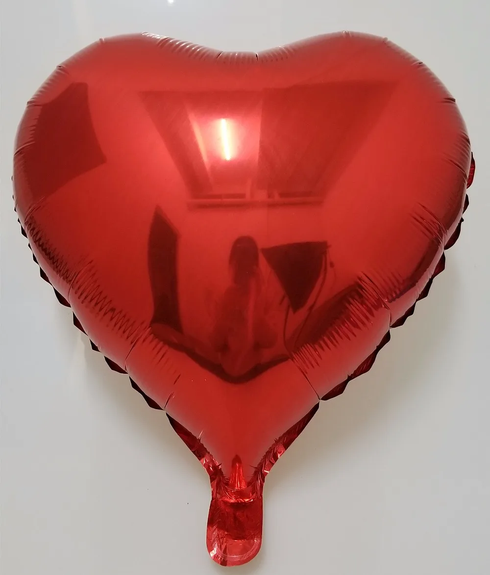 Абрикосовые 18 дюймовые большие шаровары в форме сердца цвета металлик воздушные