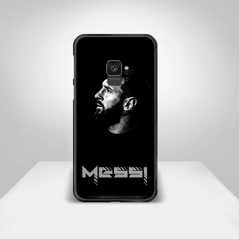 

Lionel Messi football Phone Case Cover Hull For Samsung Galaxy S 6 7 8 9 10 e 20 edge uitra Note 8 9 10 plus black coque fashion