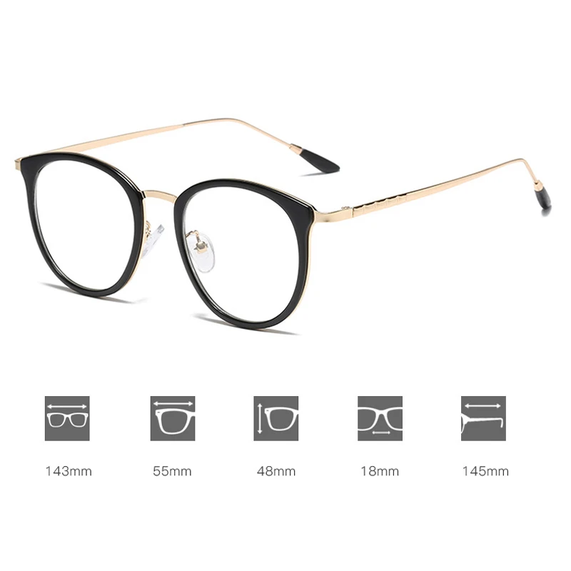 Очки Zilead в стиле ретро с защитой от сисветильник Модные металлические круглые