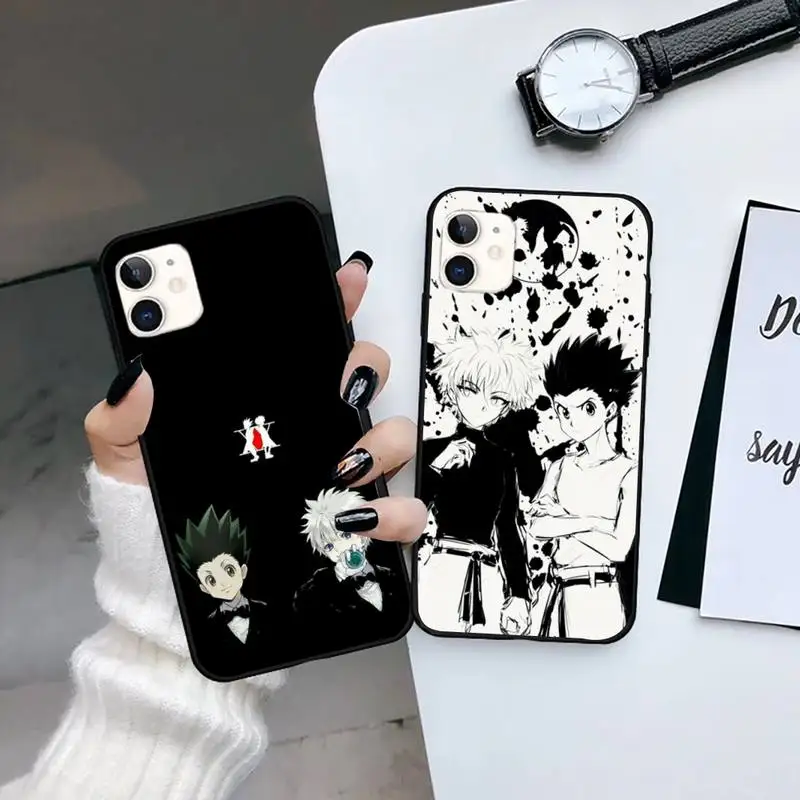 

Hunter x Hunters Phone Case for iPhone 7 8 11 12 Pro X XS XR Samsung A S 6 7 9plus 10plus 21s 71 mobile bags Anime Shell Cover