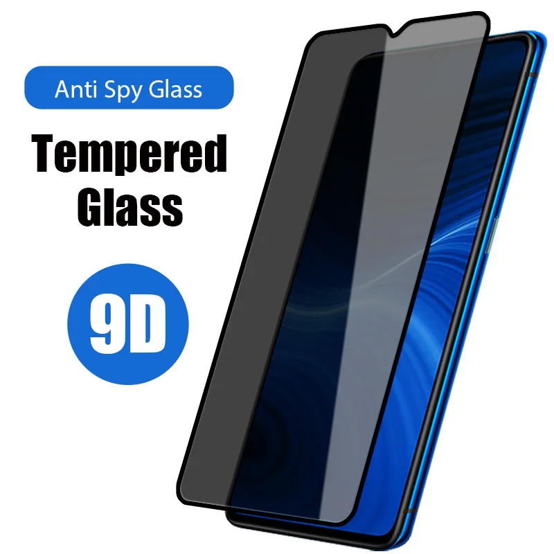 

Protective Glass for Xiaomi Redmi 9 9A 9C 10X Pro 5G 4G Anti Spy 9D Anti Fingerprint Toughed Glass for Redmi K30 Ultra 8A Pro 8