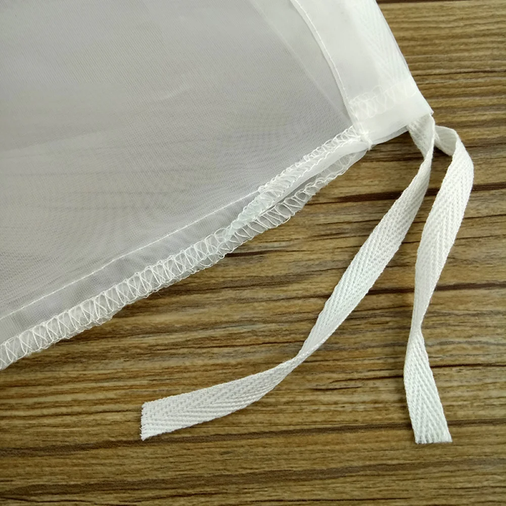 Home Reusable Drawstring 100 Mesh Wine Beer Juice Coffee Brew Filter cloth Bag Pouch colander | Дом и сад