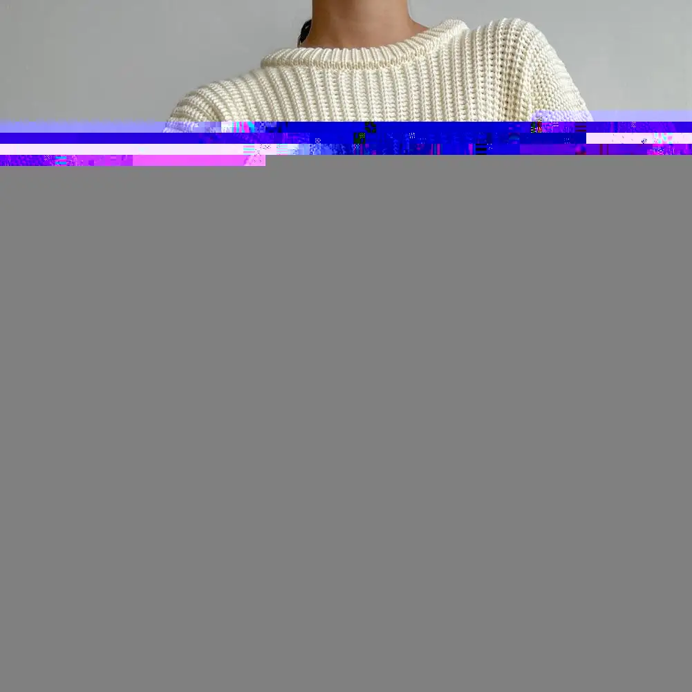 

Женский объемный вязаный свитер, свободная верхняя одежда, пуловер с рукавом и воротником, длинный круглый пуловер, одежда P2x8