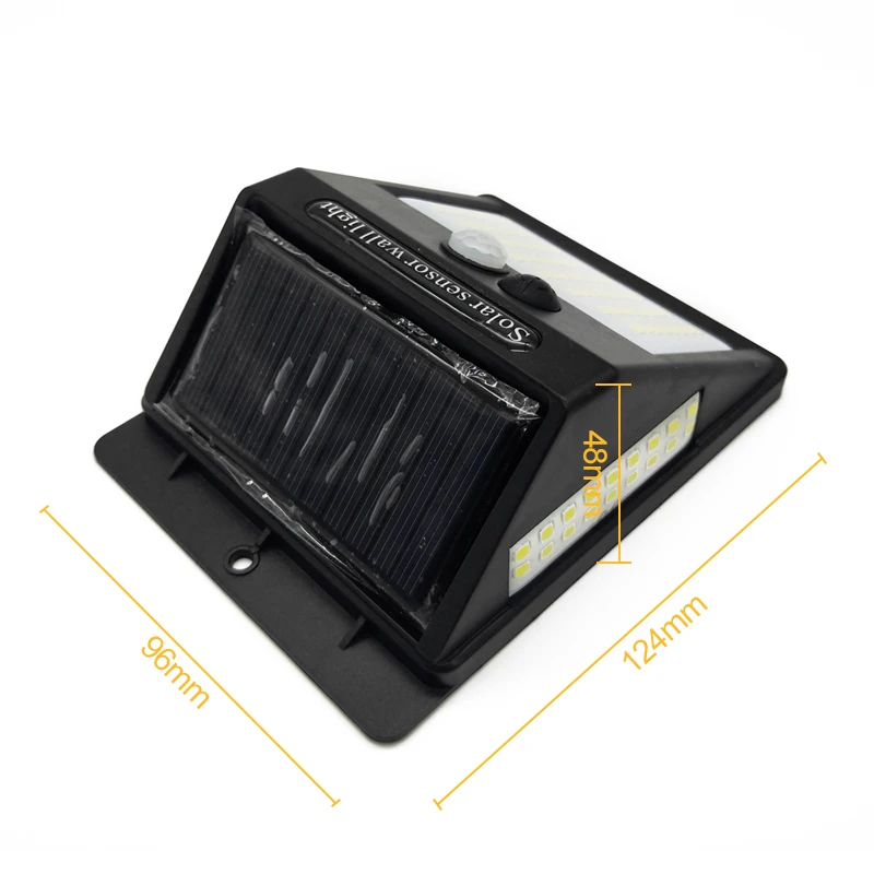 2pcs 100LED solar light sensor auto motion wall waterproof outdoor garden street public road Night bulb flashlight | Лампы и освещение