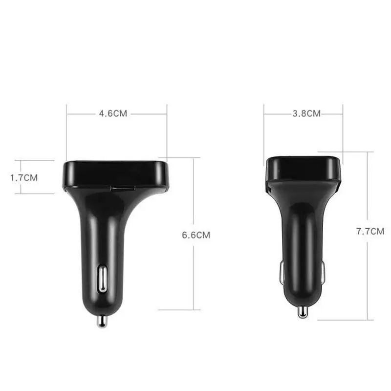 FM-передатчик с Bluetooth устройство свободные руки Автомобильный MP3-плеер 2 USB-порта 1 А