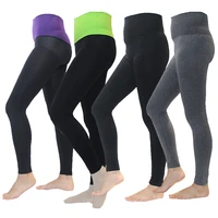 drozeno solid color high waist leggings high elasticity tights sweatpants