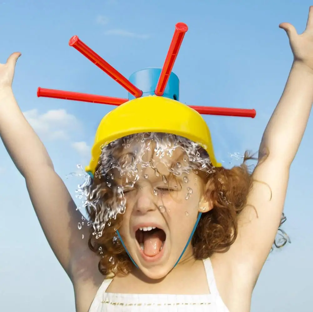 

2021 Wet Head Hat Wet Funny Challenge Head Toys Water Roulette Game Kid Toys Great Game Gags Practical Jokes