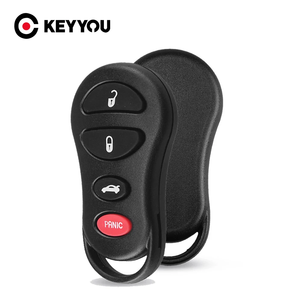 KEYYOU для Chrysler Sebring Jeep Liberty Dodge 4 кнопки ключ Передатчик Автомобильный Дистанционный