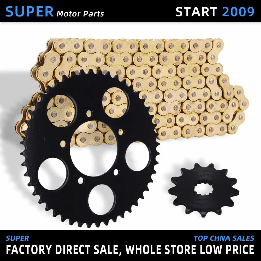 

1 Set Motorcycle Accessories Front and Rear Gear Sprocket Chain & DID 520-120 Chain For Suzuki GSF250 GSXR250 74A