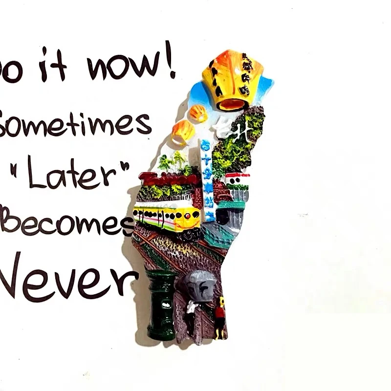 Памятный магнит для путешествий Россия Франция Париж Дубай|Магниты на