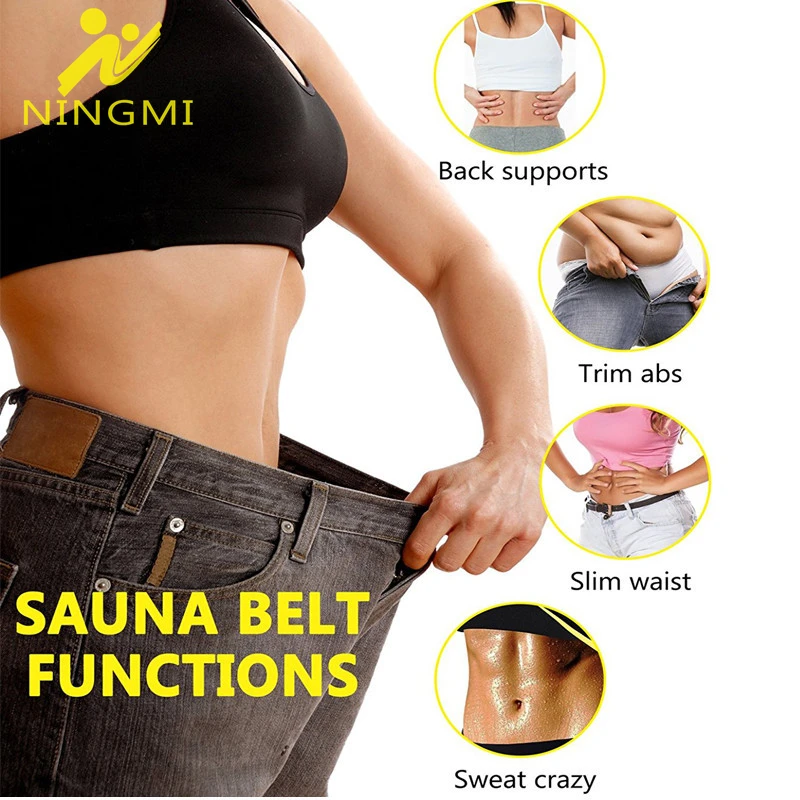 Женский пояс NINGMI термо-рубашка для сауны корректирующий жилет майка неопреновый